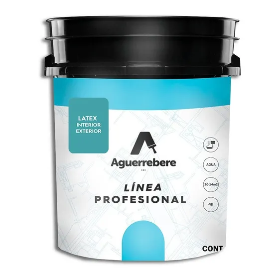 Pintura Látex Profesional Interior Exterior 3,6 L Aguerreber