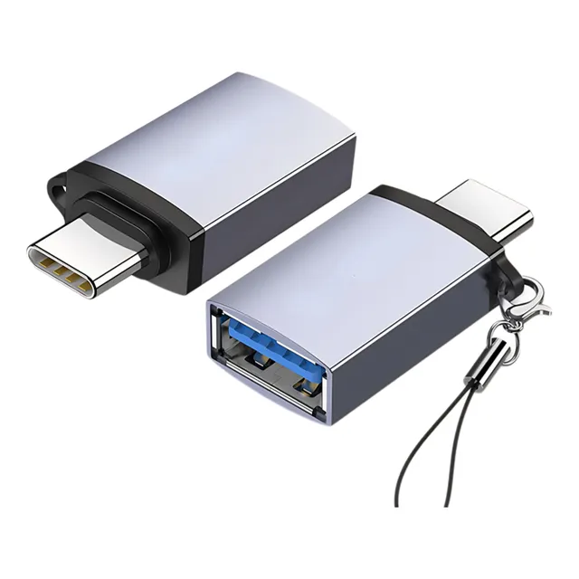 Adaptador Otg Tipo-c 3.1 Macho A Usb 3.2 Gen2 Hembra 10gbps