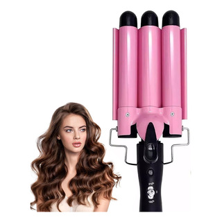 Buclera Rizador De Pelo 3 Barras Temperatura Ajustable 25mm Buclera Rizador De Pelo 3 Barras Temperatura Ajustable 25mm