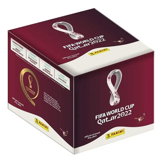 Caja De Estampas Qatar 2022 Panini 104 Sobres Mundial 5809