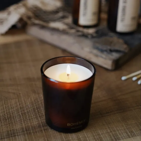 Vela Aromática Deco Ambar 100% Eco Blend Bohemia