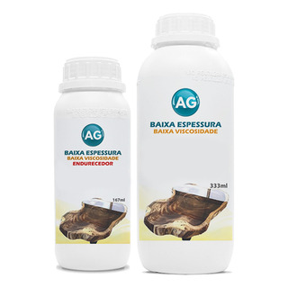 Resina Epoxi Baixa Espessura Baixa Viscosidade Ag 500g Resina Epoxi Baixa Espessura Baixa Viscosidade Ag 500g