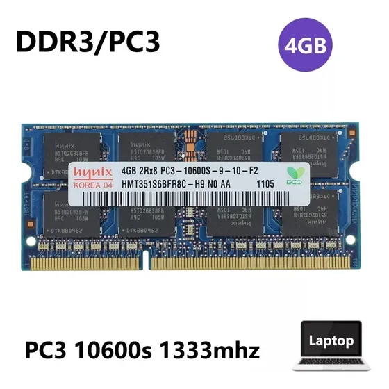 Memoria Ram Ddr3 / Pc3 4gb Laptop Cod 2599