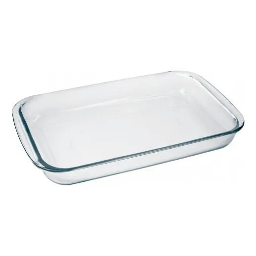 Fuente Marinex Asadera Rectangular 39x23cm 2,9lts Horno 6536 Color Vidrio