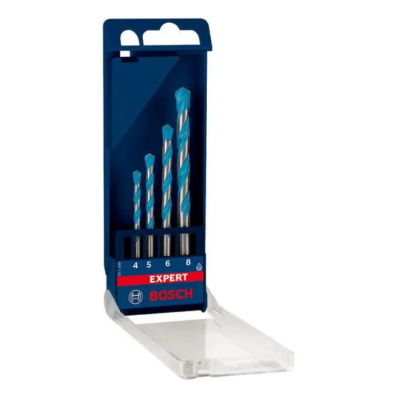 Jogo Brocas Expert Cyl 9 Multiconstruction 4 5 6 8 Mm Bosch 