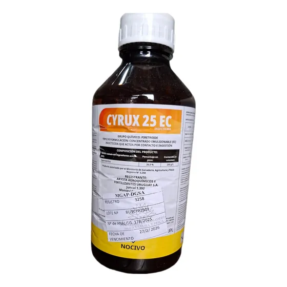Insecticida Cipermetrina Al  25%  1 Litro 