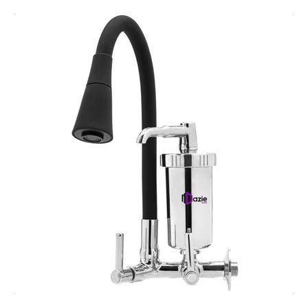 Torneira De Cozinha Pia Com Filtro Bica Flexível Cone Preto Torneira De Cozinha Pia Com Filtro Bica Flexível Cone Preto