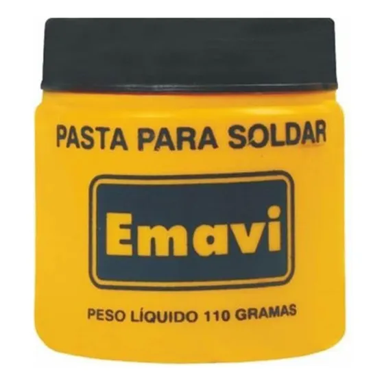 Fluxo De Solda Pasta Para Soldagem 110g Fixação E Limpeza