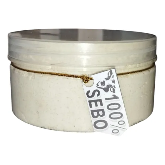 100% Sebo De Res Con Aceite De Recibo De Coco Y Manzanilla