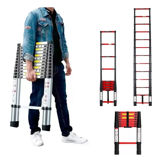 Escalera Multipropósito Plegable 13 Escalones 5.1m