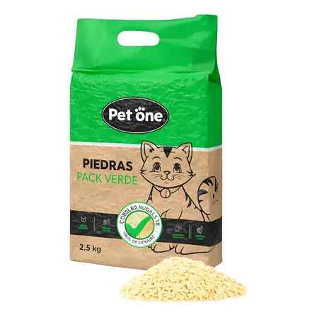 Arena Piedritas Sanitarias Tofu Pet One Rinde6l Natural