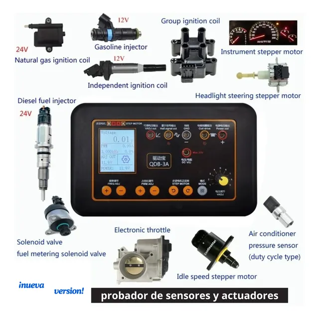 Probador De Sensores Y Actuadores Qdb 3a  Gasolina Y Diesel