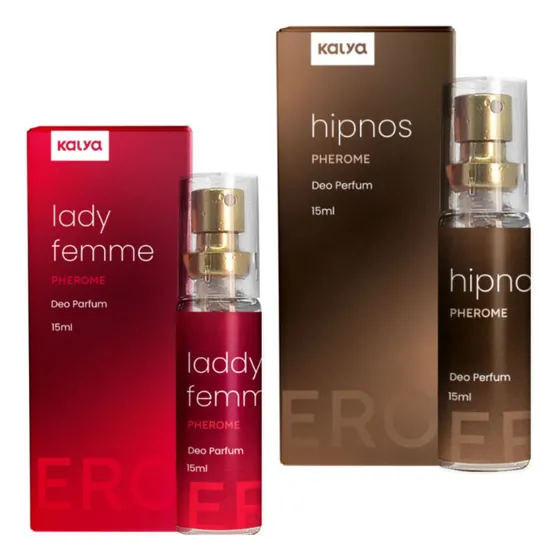 Perfume Feminino E Masculino Hipnos Lady  Femme Kit Com 2