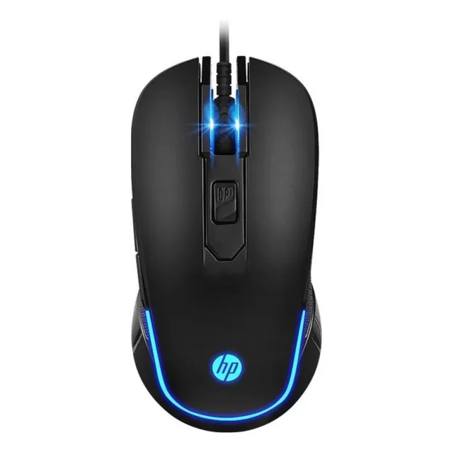 Mouse Gaming Cableado Hp M200 Retroiluminado. 2400 Dpi Negr