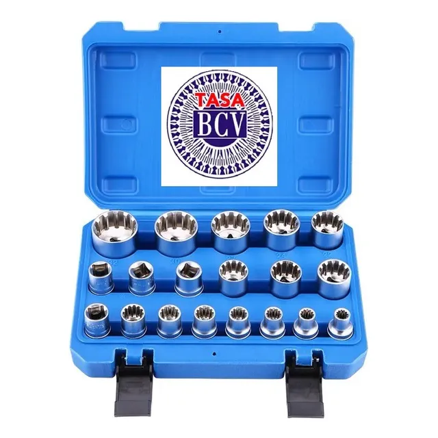 Juego De 19 Dados Hexagonales Métricos De 1/2 12 Ptos 8-32mm