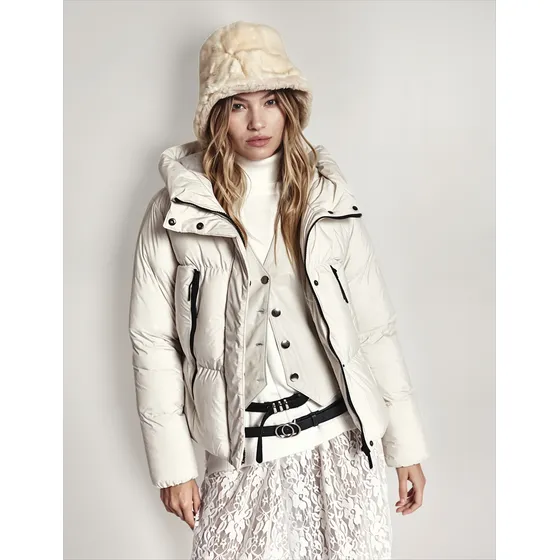 Campera Mujer Puffer Inflada Capucha Anubis Parka Supply