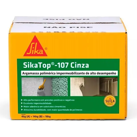 Cimento Polimérico Sikatop 107 - 18kg