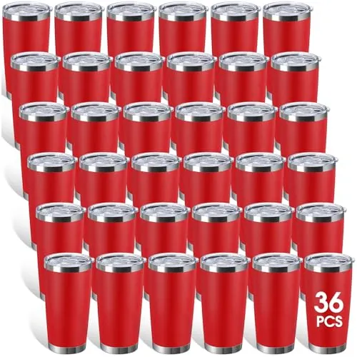 36 Packs Tumbler De Acero Inoxidable Con Lid Vacuum 61jzz