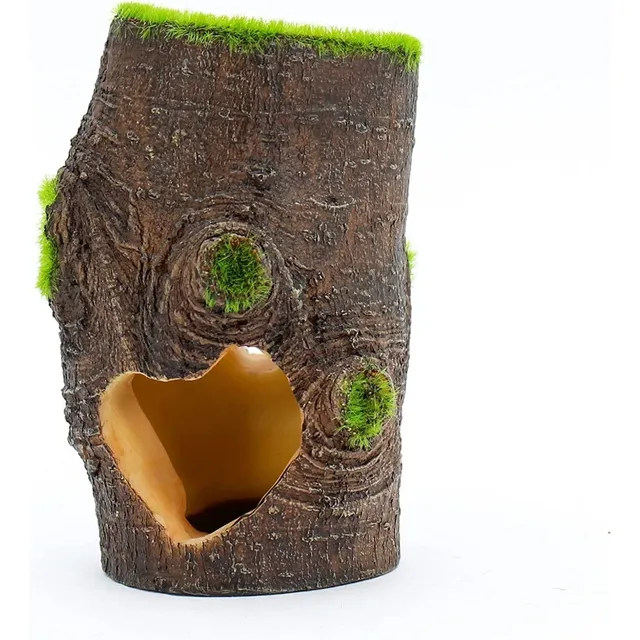 Penn Plax Adorno Resina Acuario Tronco Planta Viva 6x11 Cm