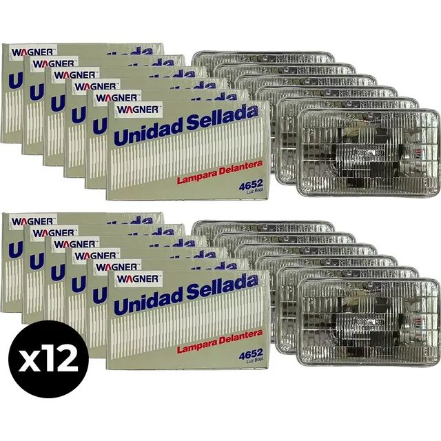 Faros Silvin Cuadrado Pequeño Wagner Usa Luz Baja 4652 12und