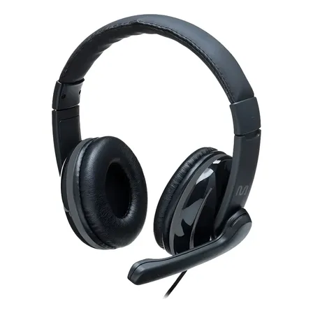 Headset Pro Usb Preto E Cinza Multilaser Ph317 Usb Preto