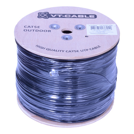 Cable Red Utp Exterior 305m Rollo Doble Vaina Cat5e 0.5mm Cable Red Utp Exterior 305m Rollo Doble Vaina Cat5e 0.5mm