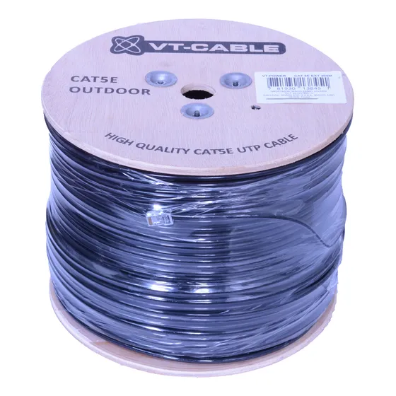 Cable Red Utp Exterior 305m Rollo Doble Vaina Cat5e 0.5mm