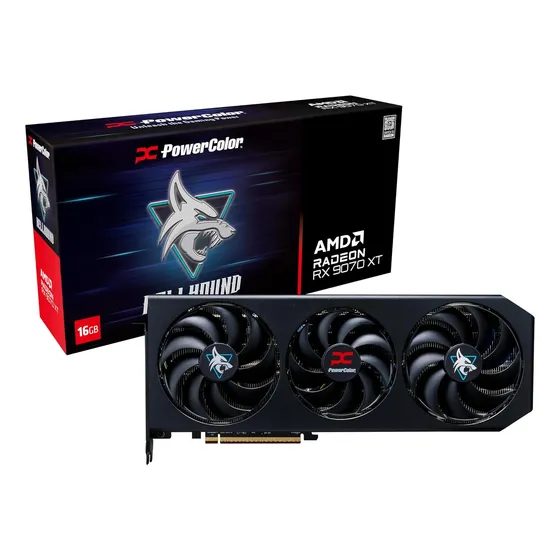 Powercolor Hellhound Amd Radeon Rx 9070 Xt 16gb Gddr6