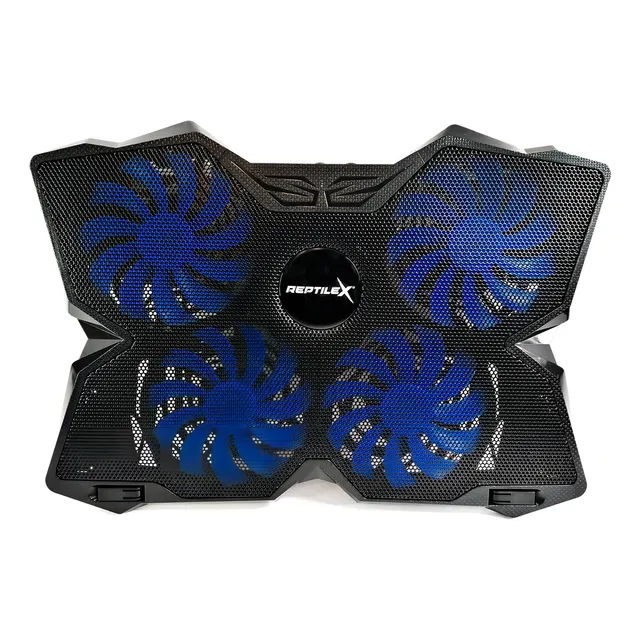 Ventilador Notebook Gamer Reptilex Pro 4 Aspas Led Rx0026 Pr Color Negro Color del LED Azul