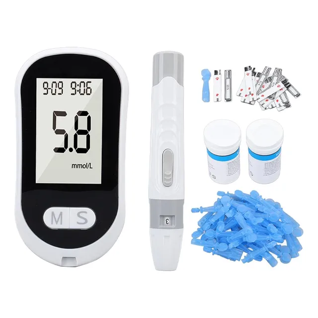 Glucometro Digital Lancetas Glicemia Glucómetro Medidor