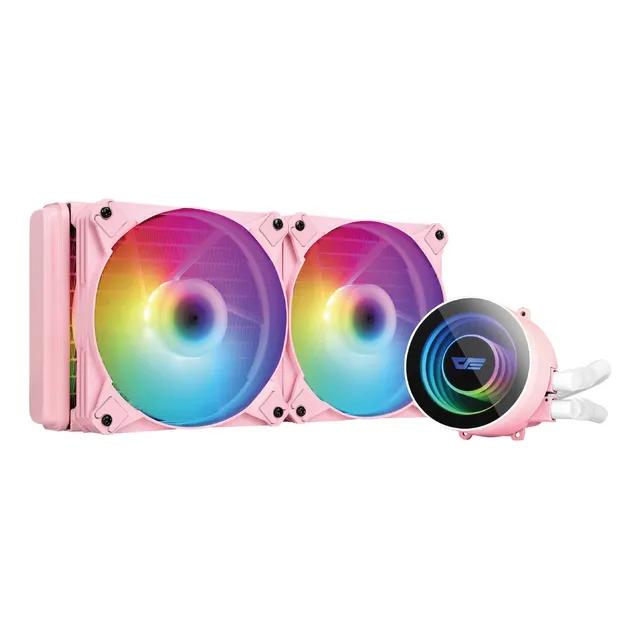 Water Cooling Refrigeracion Líquida Kit Darkflash Argb Rosa