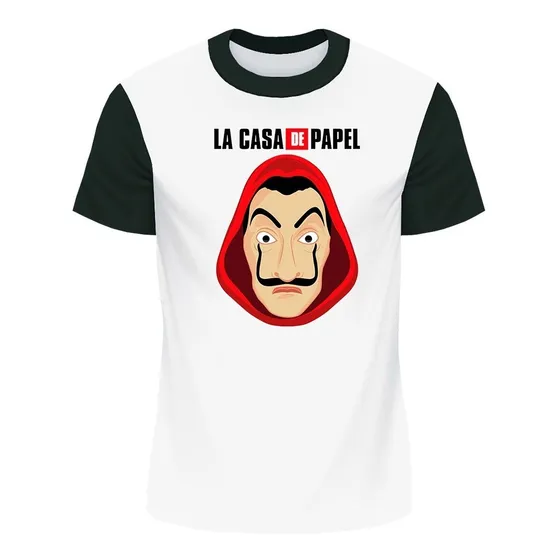 Franela La Casa De  Papel Estampada  Sublimada