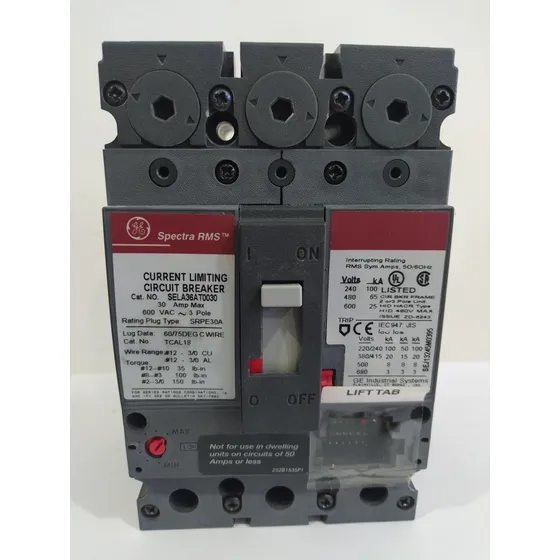 Breaker Industrial Tipo Caja Moldeada 30 Amp