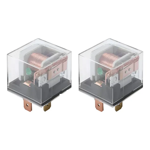 Relay 12v 5 Pines 80 Amp Transparente Auto Camión Universal