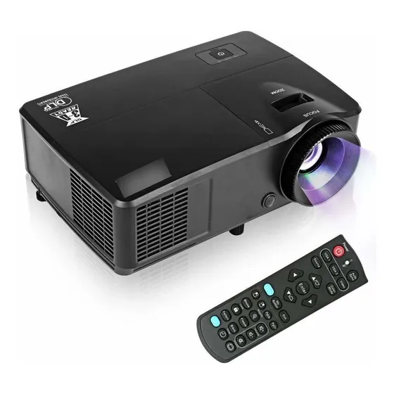 Full Hd Dlp Lumen Proyector Deen Casa Alto Rendimiento