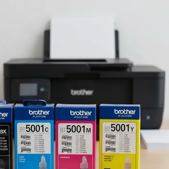 Combo Tinta Brother 4 Colores Bt5001 Y Btd60bk | MercadoLibre
