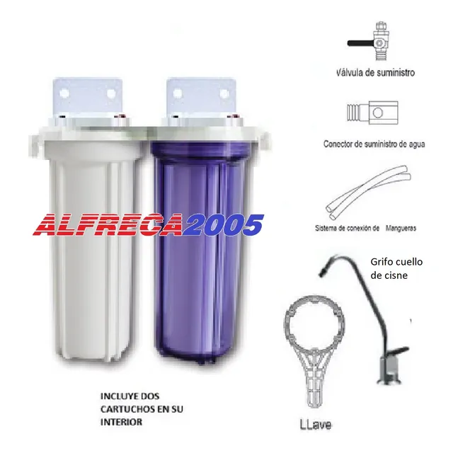 Filtro Purificador Agua 2 Etapas Aquapro Au2 Casa Y Aquarios