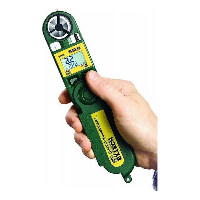 Mini Termo Anemometro Y Medidor De Humedad Extech 45158
