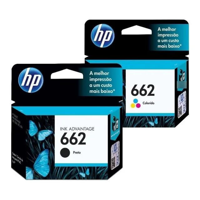 Combo Cartucho Hp 662 Negro Y Color Hp 2515 1515 2545