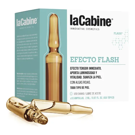La Cabine Ampollas Efecto Flash 10 Unidades X 2 Ml. Todo Tipo De Piel Día/noche