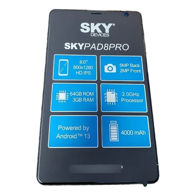 Tablet, Teléfono Sky Pad 8 Pro De 64gb