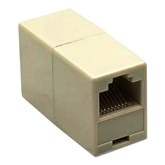 Adaptador Extensor Rj45 Cable Red Utp Hembra-hembra 2pzs