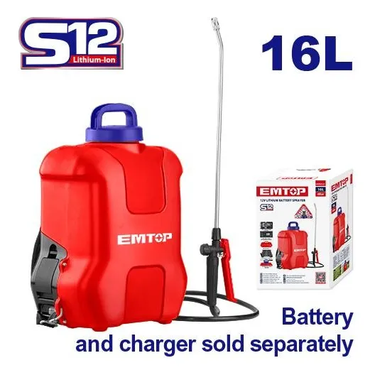Fumigador Rociador Inalambrico 12v 16 Litros