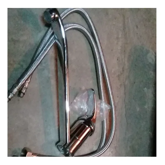 Grupo De Monomando Cromado Para Fregaplato Foka C/accesorios