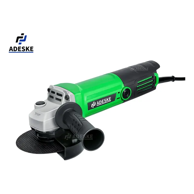 Esmeriladoras Adeske Esmeriles Mini Pulidora Amoladora Angular Color Verde Frecuencia 60Hz