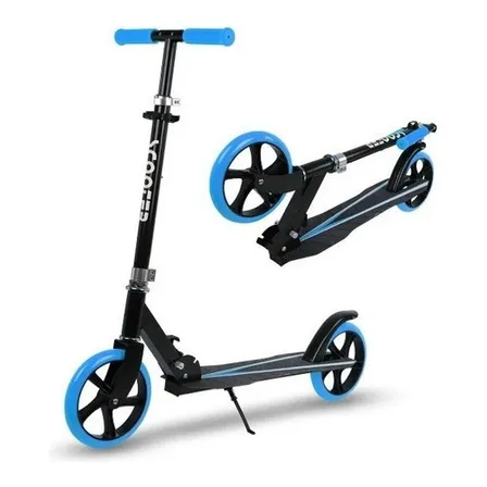 Scooter Mono Patin Del Diablo Ajustable Jovenes Adultos Yim Azul/negro