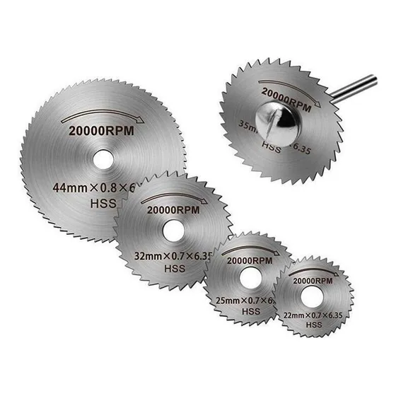  Juego Discos Corte Dremel Sierra 1/8 Madera Aluminio Pvc