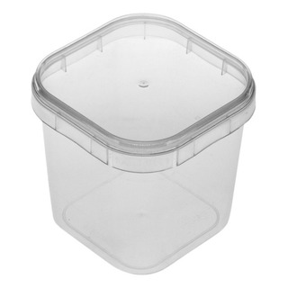Pote C/ Lacre Quadrado 220ml C/ Tampa Hermético 50 Unidades Pote C/ Lacre Quadrado 220ml C/ Tampa Hermético 50 Unidades