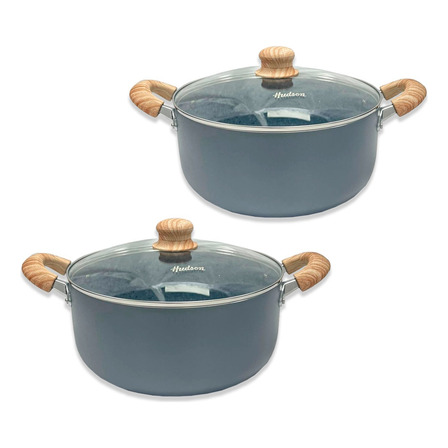 Set X2 Cacerolas De Hudson De 24 Y 26cm Ollas Cocina Set X2 Cacerolas De Hudson De 24 Y 26cm Ollas Cocina