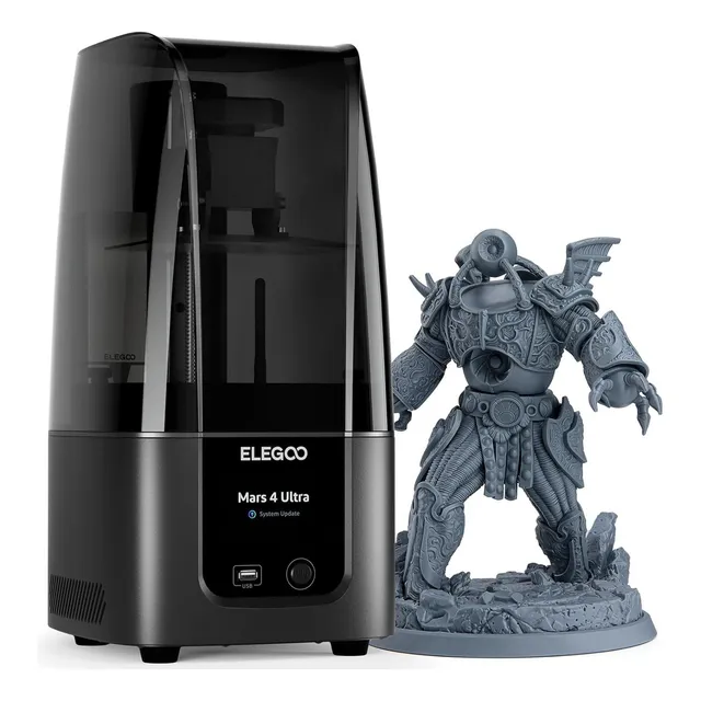 Elegoo Mars 4 Ultra Impresora 3d Resina, 9k Printer Msla Color Negro